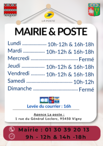 Horaires mairie