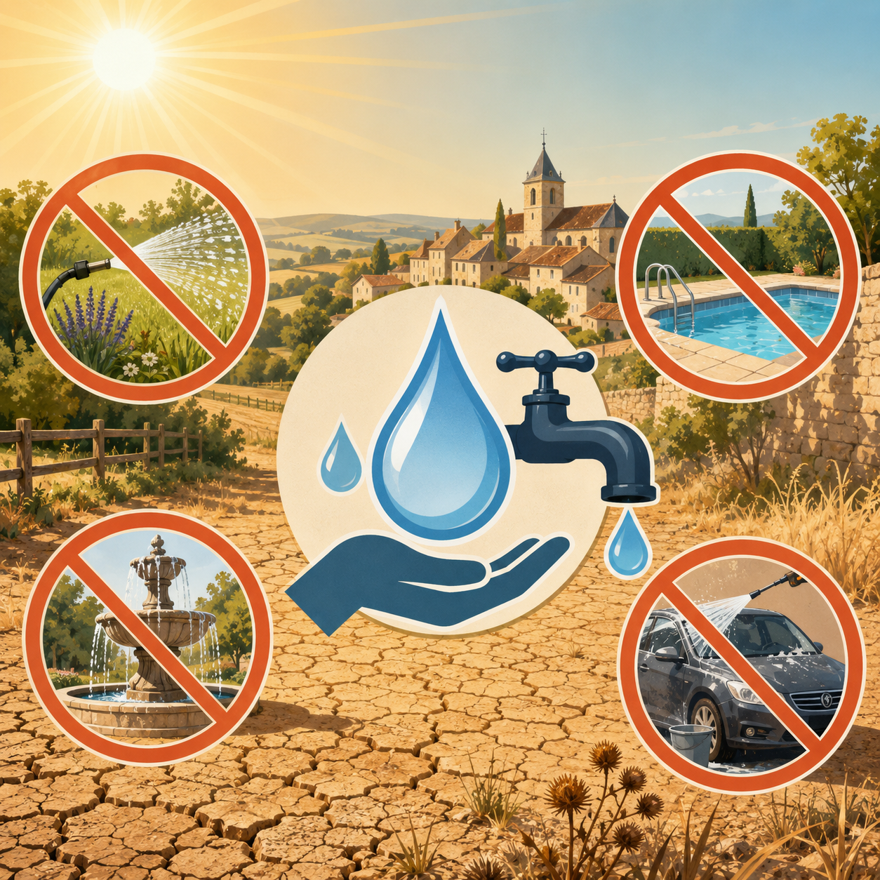 restriction eau